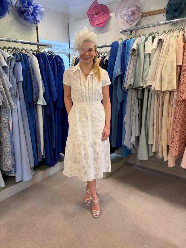 Sisters by Caroline Kilkenny- Milo White Embroidered Dress