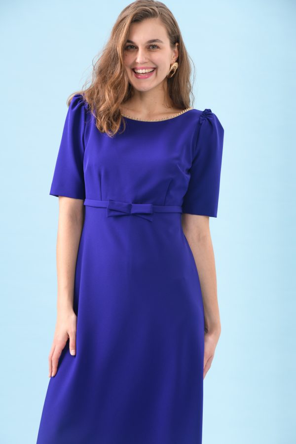 Caroline Kilkenny Pearl Midi Blue Mauve