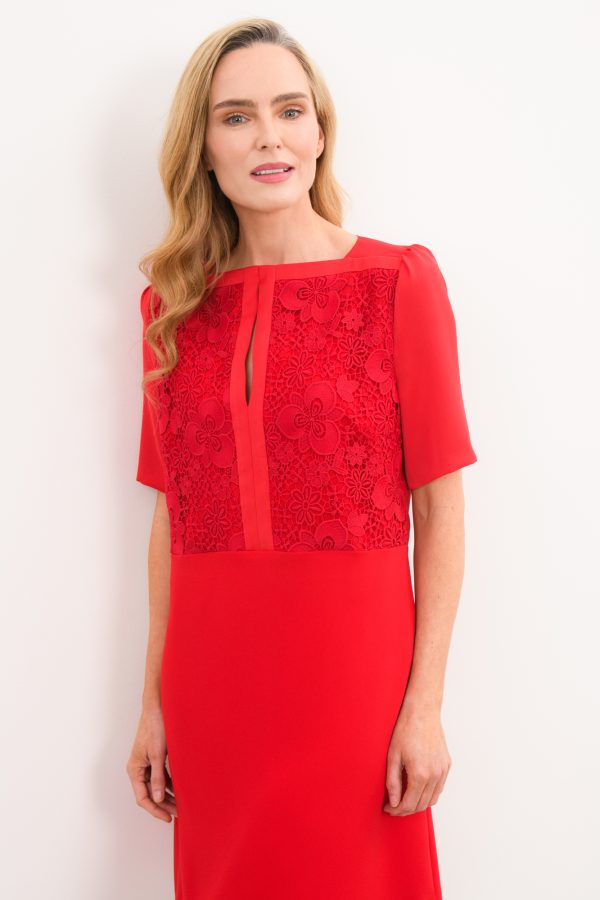 Caroline Kilkenny Alix Red Lace